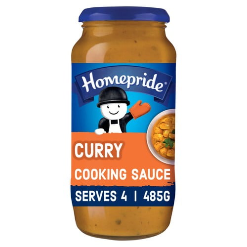 Homepride Curry Cooking Sauce 485g, British Import (Pack of 2)