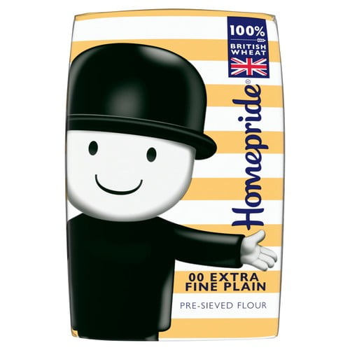 Homepride Premium Milled Extra Fine Flour 1kg, British Import (Pack of 2)
