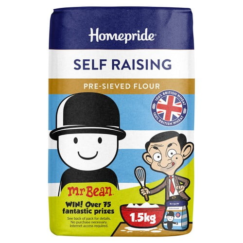Homepride Self Raising Flour 1.5kg, British Import (Pack of 2)