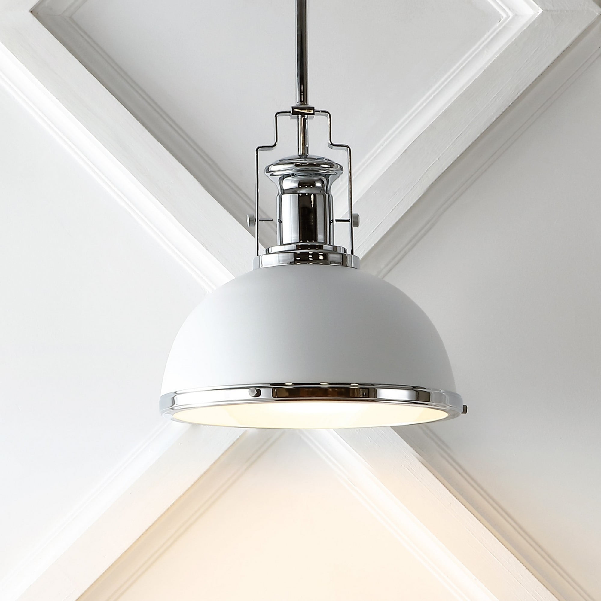 Homer 13" Chrome LED Globe Pendant Light