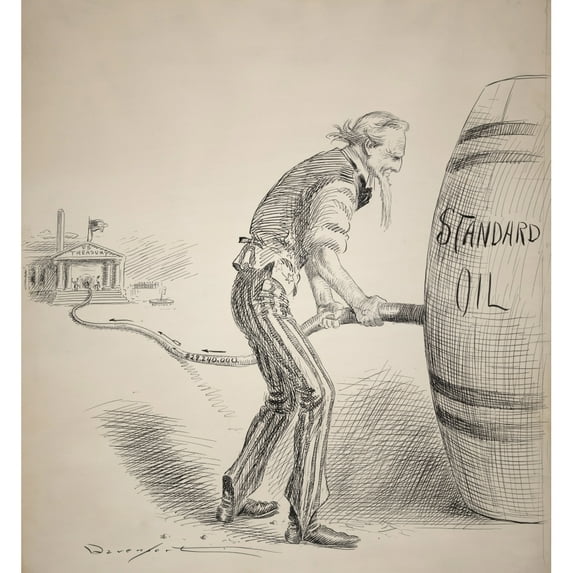 Homer Davenport Cartoon Celebrating The 29 History (18 x 24)