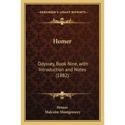 Homer Odyssey, Book Nine, with Introduction and Notes 1882 Paperback