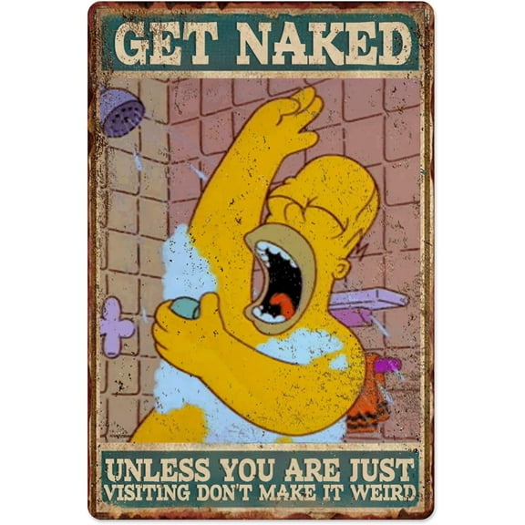 Homer Simpson Bathing Diamond Art Kits for Adults,The Simpsons Bathroom DIY 5D Diamond Painting Kits for Beginners, Round Full Drill Diamond Dots Paintings Home Decor 12X16 Inch