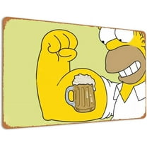 Homer Simpson Beer Diamond Art Kits For Adults,Beer 5D Diamond Art For Beginners,DIY Diamond Art Kits The Simpsons Full Round Drill Diamond Paintings for Home Wall Decor 8X12 Inch