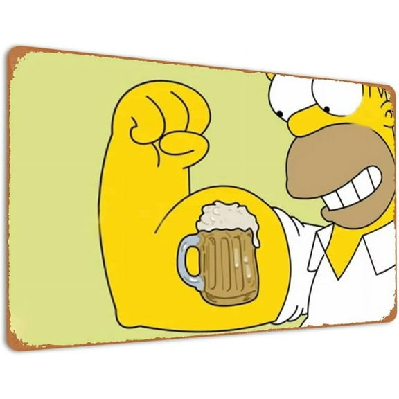 Homer Simpson Beer Diamond Art Kits For Adults,Beer 5D Diamond Art For Beginners,DIY Diamond Art Kits The Simpsons Full Round Drill Diamond Paintings for Home Wall Decor 8X12 Inch