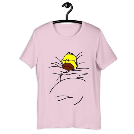 Homer Simpson Sleeping Lazy The Simpson Funny Cartoon Unisex Mens Womens Gift