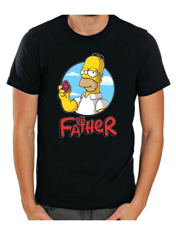 Homer Simpson The father , Short Sleeve T- Shirt Men G803 - Good Gift