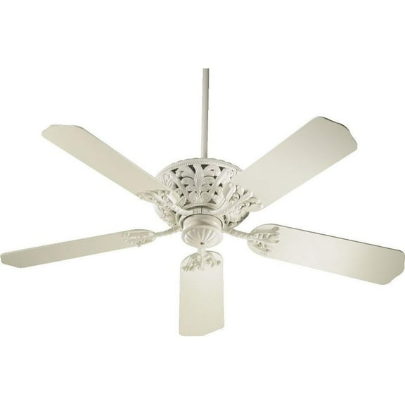 Homer Water Park Ceiling Fan in Transitional Style 52 inches Wide By 15.83 inches High-Antique White Finish-Antique White Blade Color Bailey Street