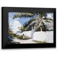 thumbnail image 1 of Homer, Winslow 14x11 Black Modern Framed Museum Art Print Titled - A Garden In Nassau, 1 of 5