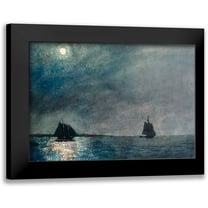 Homer, Winslow 14x11 Black Modern Framed Museum Art Print Titled - Eastern Point Light