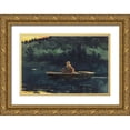 thumbnail image 1 of Homer, Winslow 14x11 Gold Ornate Wood Framed with Double Matting Museum Art Print Titled - The Rise, 1 of 4