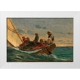 thumbnail image 1 of Homer, Winslow 14x11 White Modern Wood Framed Museum Art Print Titled - The Flirt, 1 of 4