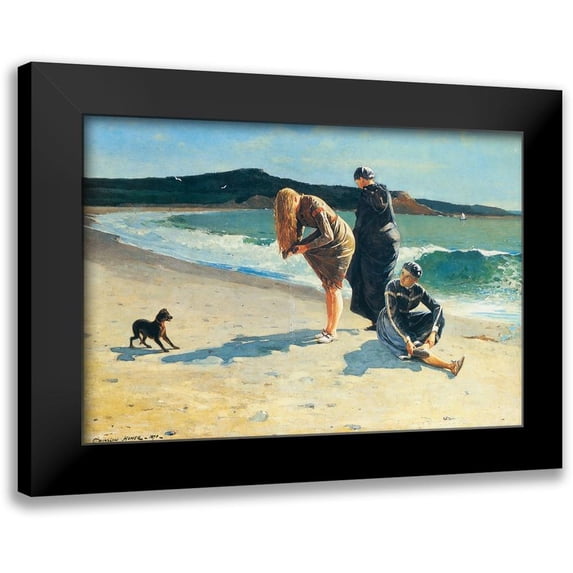 Homer, Winslow 18x14 Black Modern Framed Museum Art Print Titled - Eaglehead Manchester Massachusetts