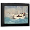 thumbnail image 1 of Homer, Winslow 18x15 Black Modern Framed Museum Art Print Titled - Key West, Hauling Anchor, 1 of 5