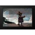 thumbnail image 1 of Homer, Winslow 24x17 Black Modern Framed Museum Art Print Titled - The Gale, 1 of 4