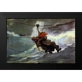 thumbnail image 1 of Homer, Winslow 24x17 Black Modern Framed Museum Art Print Titled - The Life Line, 1 of 4