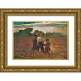 thumbnail image 1 of Homer, Winslow 24x18 Gold Ornate Wood Framed with Double Matting Museum Art Print Titled - In The Mowing, 1 of 4