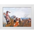 thumbnail image 1 of Homer, Winslow 24x18 White Modern Wood Framed Museum Art Print Titled - The Berry Pickers, 1 of 4