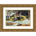 thumbnail image 1 of Homer, Winslow 32x22 Gold Ornate Wood Framed with Double Matting Museum Art Print Titled - Bermuda Settlers, 1 of 4
