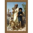 thumbnail image 1 of Homer and his Guide 28x40 Large Gold Ornate Wood Framed Canvas Art by William-Adolphe Bouguereau, 1 of 2