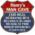 thumbnail image 1 of Homer's Man Cave Rules Sign Shield Metal Gift 211110023176, 1 of 1