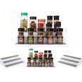 thumbnail image 1 of ‎Homeries 3-Tier Spice Rack Organizer for Pantry Kitchen Cabinet Organization Plastic, 4-Pack, 1 of 6