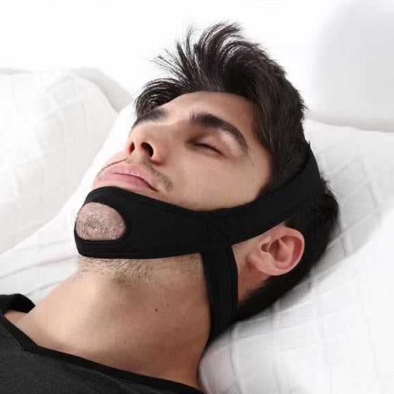Homerr Anti-snoring Chin Strap Adjustable Anti-snoring Solution Adjustable Anti-Snoring Chin Strap - One Size Fits All, Quiet Sleep Aid