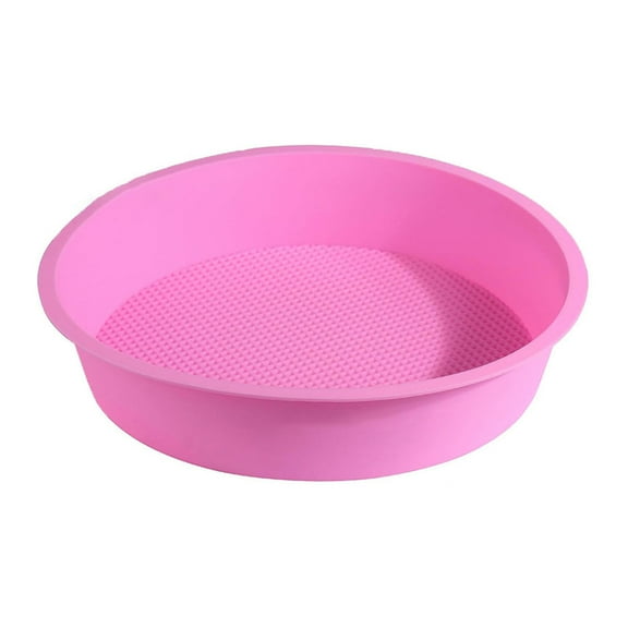 Homerr Baking For Cheesecake Pan 4/6/8/10-Inch Round Silicone Cake Non- Food Grade Easy Release Cheesecake Water Bath Pan Protector Kitchen Baking Mould Silicone Cake Pan Liner