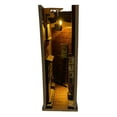 thumbnail image 1 of Homerr Bookshelf Ornament Bookshelf Insert Artistic Library Inserts with LED Lights Wooden Bookends Ornament for Home Shelf Decoration LED Bookshelf Decor, 1 of 8
