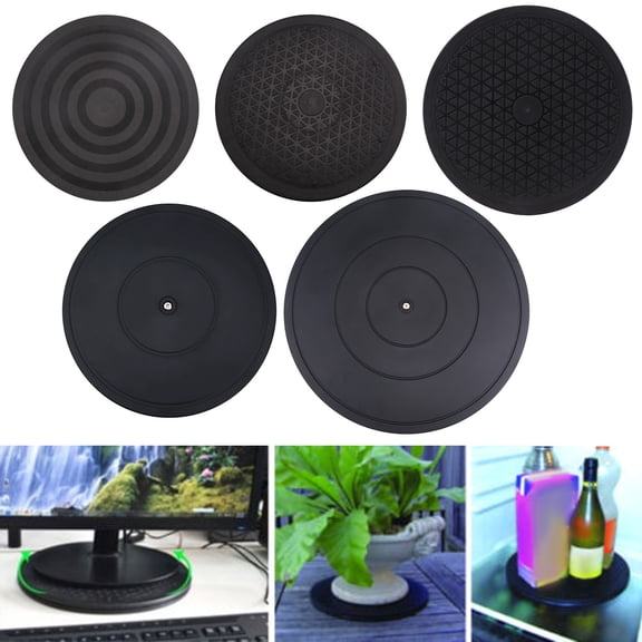 Homerr Box Packaging Swivel Base Rotating Lazy Susan Box Packaging Turntable 360 Degree Rotating Base Non Slip Heavy Duty Potted Plants Display Swivel Stand