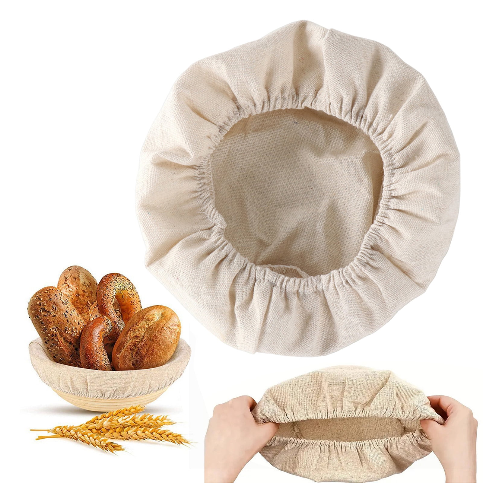 Homerr Bread Basket Liner Cloth Unbleached Bread Basket Liner Bread