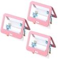 thumbnail image 1 of Homerr Card Holder Badge Sleeve 3Pcs ID Badge Holder with Double-Sided Horizontal Hard Transparent Plastic Case Office ID Card Protector Transparent Card Cover, 1 of 8