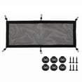 thumbnail image 1 of Homerr Under Desk Storage Bag Cable Management Net Privacy Mesh Cord Manager Under-Desk Wire Net Large Capacity Easy to Install Cord Organizer Net Office Desktop Cable Organizer, 1 of 8