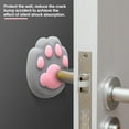 thumbnail image 1 of Homerr Doorknob Pad Doorknob Protector Paw Doorknob Crash Pad Mute Cabinet Door Handle Lock | Collision Wall Protector Windproof Pad | Household 2 Pcs, 1 of 8