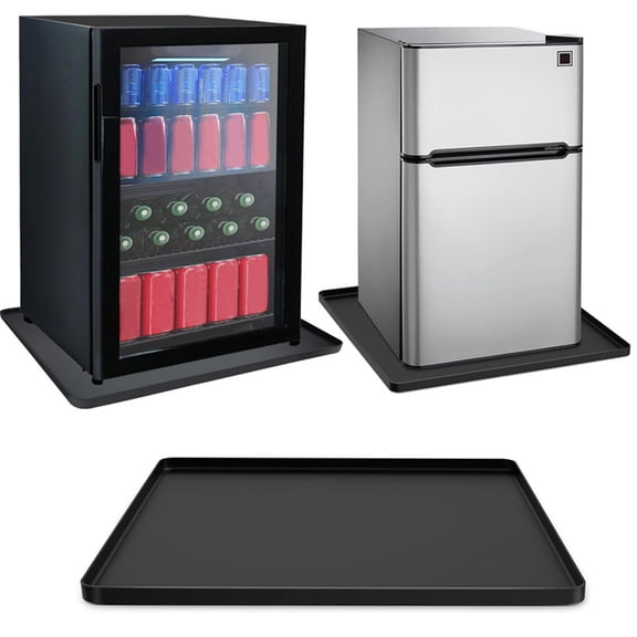 Homerr Drain Mat for Small Appliances Washing Machine Mat for Leaks Silicone Drain Mat for Mini Fridges Washers Dryers Leak-proof Pet Feeding Mat Floor Protection Tray Multifunctional Work Mat