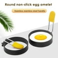 thumbnail image 1 of Homerr Multipurpose Egg Mold Diverse Shape Kitchen Mold Easy Release Egg Ring Multi Purpose Round Shape Dishwasher Safe Fried Egg Breakfast Supply Available in 1Pc/2Pcs/4Pcs, 1 of 8