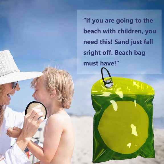 Homerr Sand Remover for Beach Lovers Beach Sand Removal Tool Beach Sand Remover with Talc-Free Design Portable