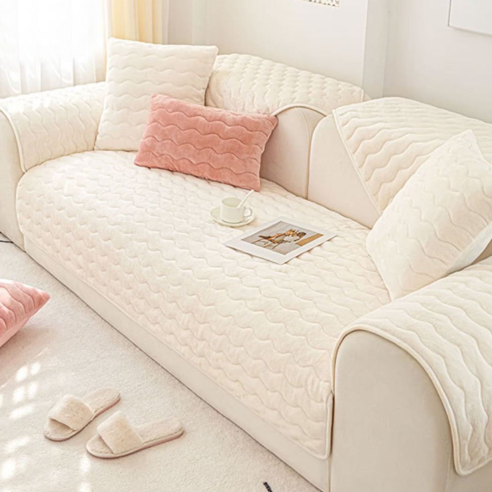 Homerr Sofa Cushion Nano Silica Gel Sofa Cushion Plush Sofa Cushion Cover Thickened Soft Comfortable Living Room Protective Cover Walmart