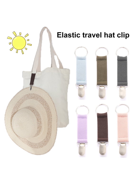 Travel Hat Clips Anti slip Hat Clips Portable Travel Handbag Hat Clips | Outdoor Hat Hanging Organizer for Suitcase Backpack
