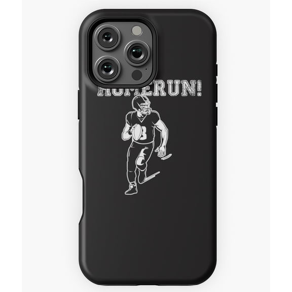 Homerun Football Baseball Funny Phone Case for iPhone 16 15 14 13 12 11 Pro Max