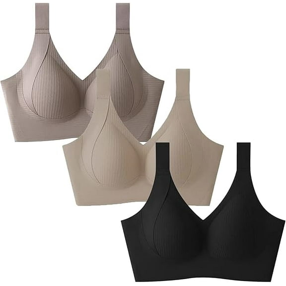 Homeryl Bras for Women, Recentof Super Firming Wire-Free Push up Bra All-Day Comfort