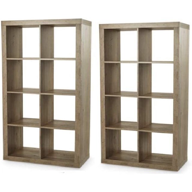 Homes and Gardens 8Cube Organizer (Rustic Gray, Set of 2)