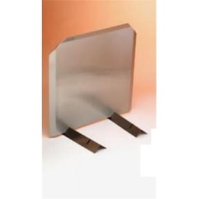 Homesaver 70070 Radiant Fireback Stainless 24 Inch w X 24h Inch 14-ga. 304-alloy