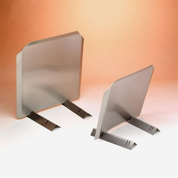 Homesaver Radiant Fireback Stainless 15 Inch w X 15h Inch 14-ga. 304-alloy