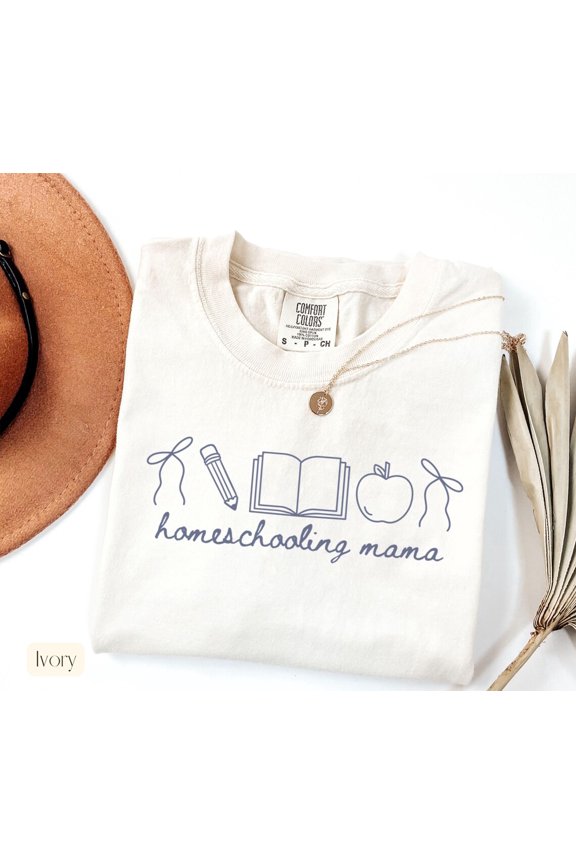 Homeschool Cute Mama Mom Version Two T-Shirt
