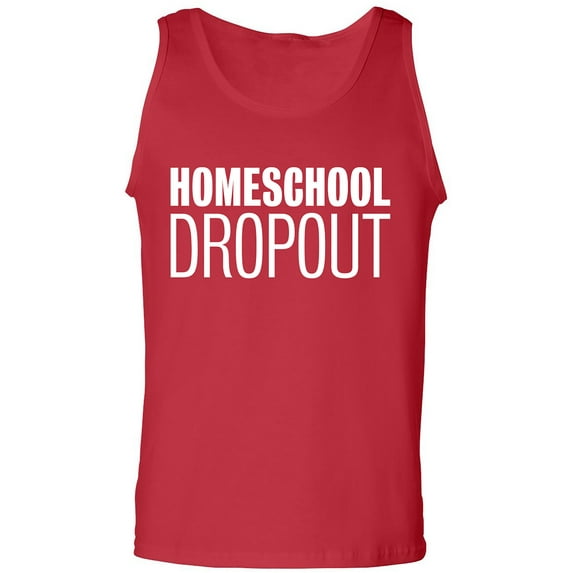 Homeschool Dropout Adult Tank Top