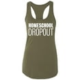 thumbnail image 1 of Homeschool Dropout Racerback Tank, 1 of 3