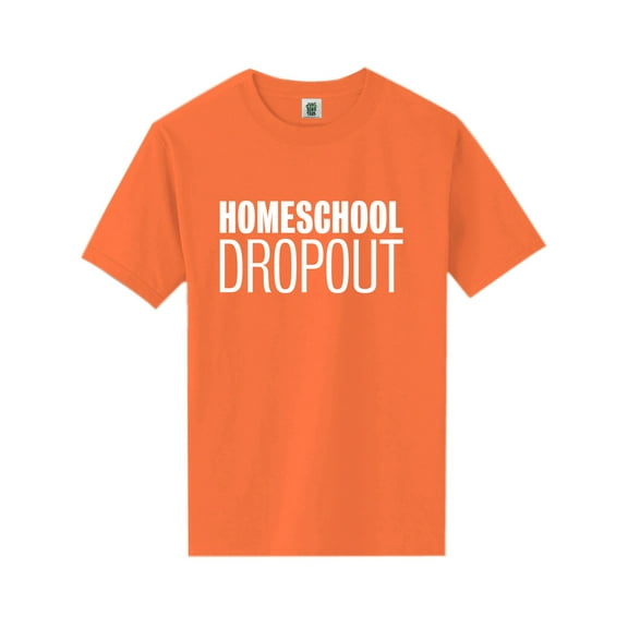 Homeschool Dropout Short Sleeve Neon Tee