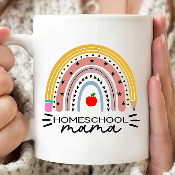 Homeschool Mama Ceramic Coffee Mug, Homeschool Mom Mug, Home School Teacher Gift, Homeschool Mama Mug, Homeschool Life, Homeschool Mom Coffee Mug 11oz 15oz