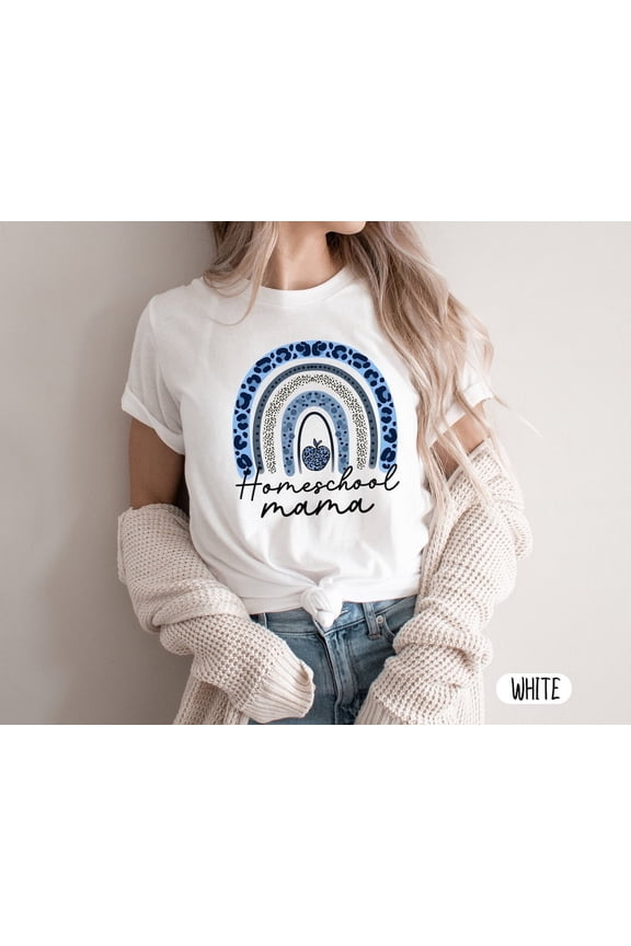 Homeschool Mama Shirt, Homeschool Mom T-Shirt, Home School Teacher Gift, Homeschool Mama Tee, Homeschool Life, Homeschool Mom